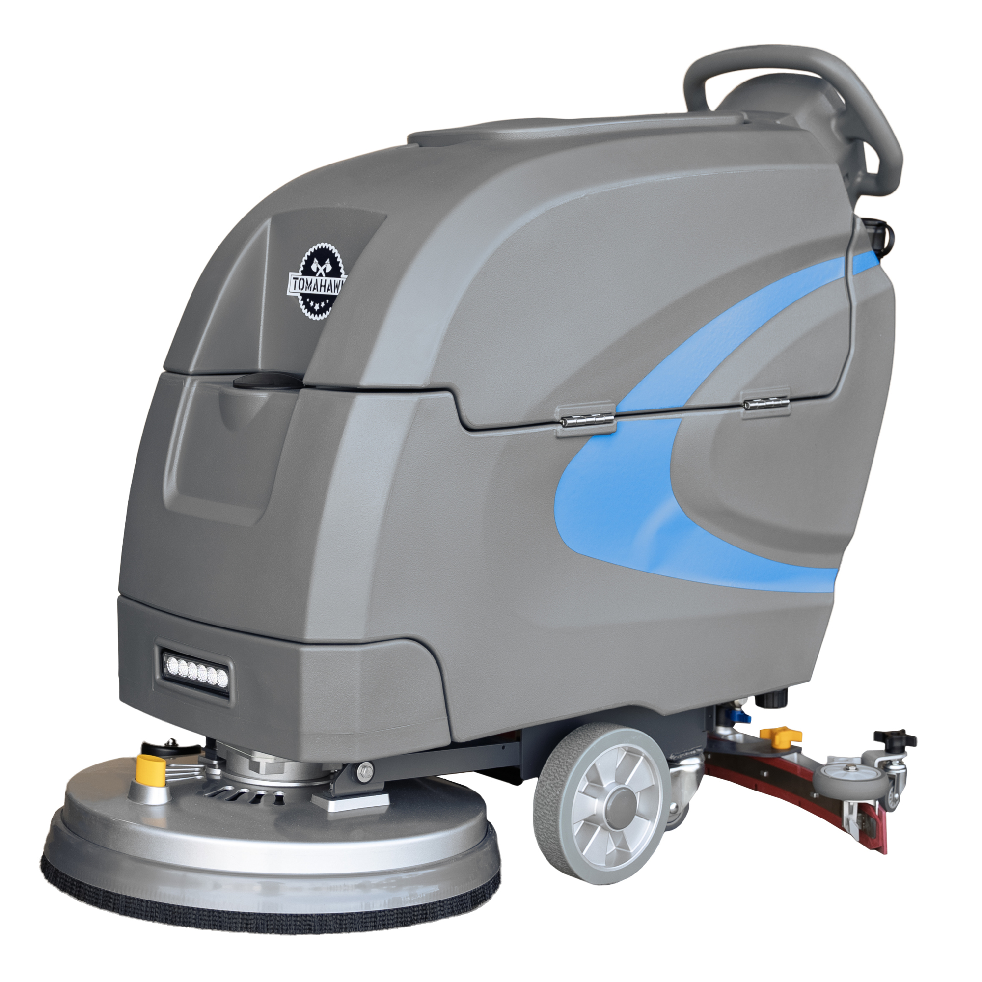 Tomahawk Auto Floor Scrubber Cleaner — 20in., Cordless, 24V Battery Powered, 14-Gallon Solution Tank, 16-Gallon Sewage Tank, Model# TAS850e